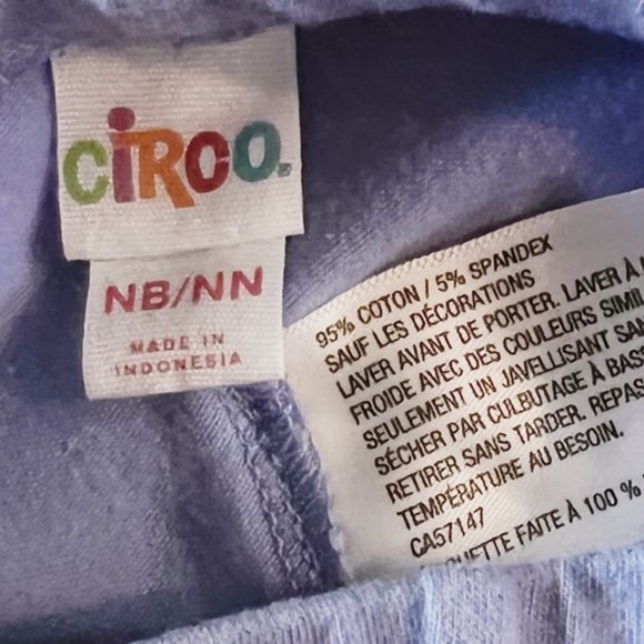 Circo- leggings, purple, size NB - Picture 3 of 3
